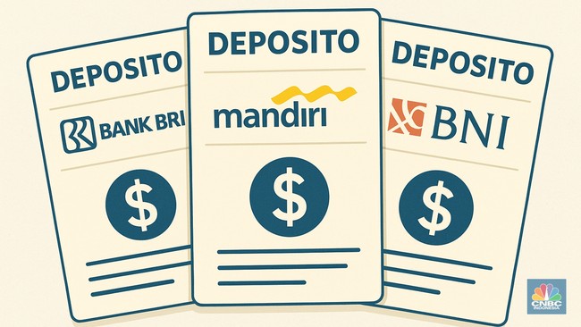Daftar Bunga Deposito Terbaru BRI, BNI dan Mandiri per 18 Mei 2026