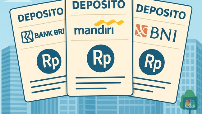 Daftar Terbaru Bunga Deposito BRI, BNI dan Mandiri per 20 April 2026