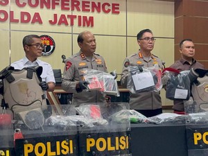 39 Buku Barang Bukti Tersangka Kerusuhan di Jatim Dikembalikan