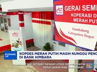 Video: Kopdes Merah Putih Tunggu Pencairan Modal dari Bank Himbara