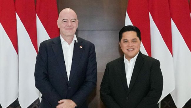 Prabowo Lantik Erick Thohir Jadi Menpora, Presiden FIFA Bilang Begini