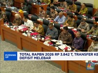 Video: RAPBN 2026 Rp3.842 T, Transfer ke Daerah Naik & Defisit Melebar