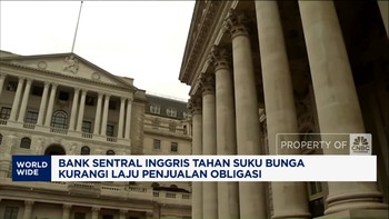 Video: BoE Tahan Suku Bunga, Kurangi Laju Penjualan Obligasi