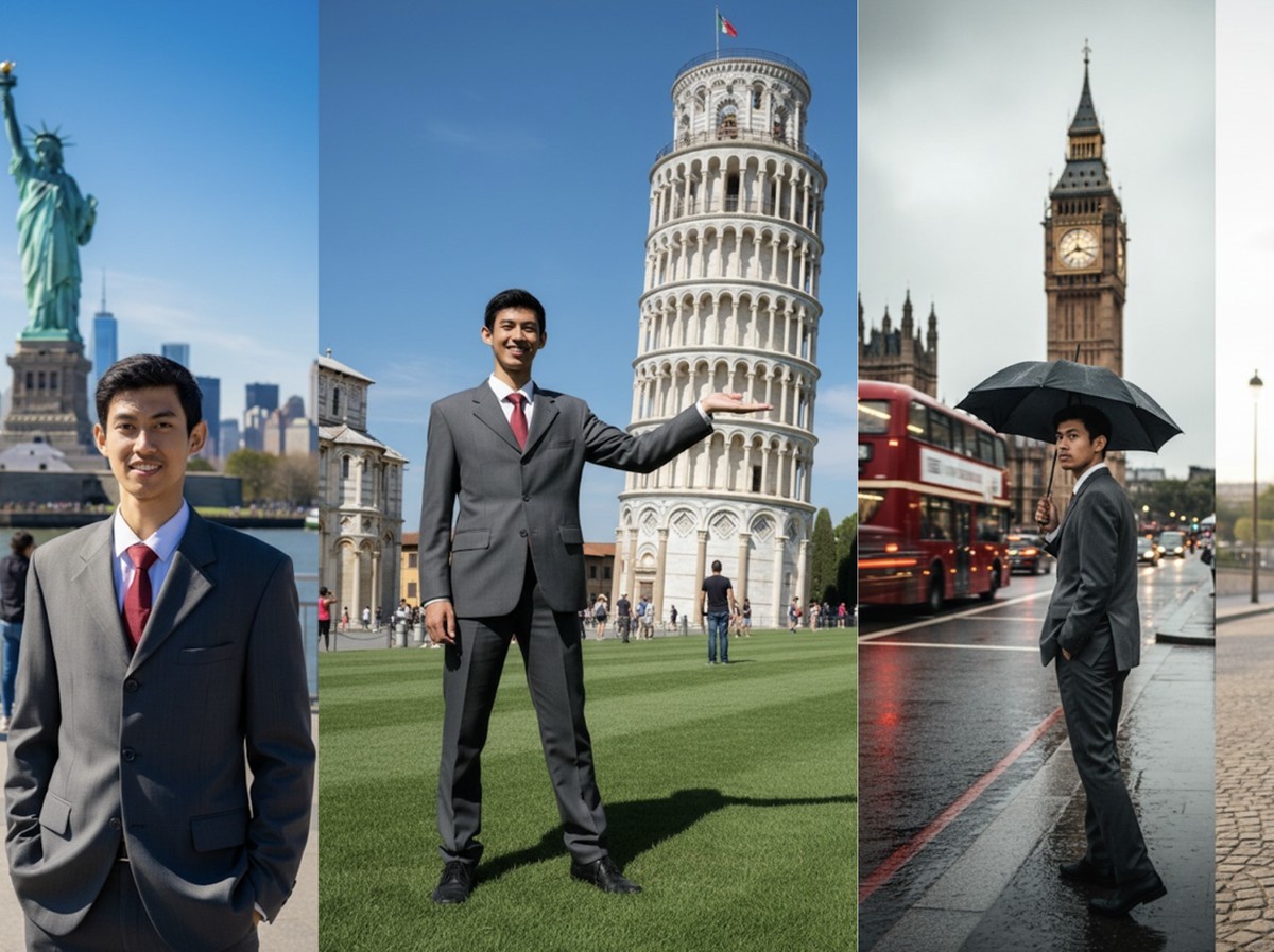 Cara Mudah Membuat Foto Liburan di Landmark Dunia dengan Gemini AI