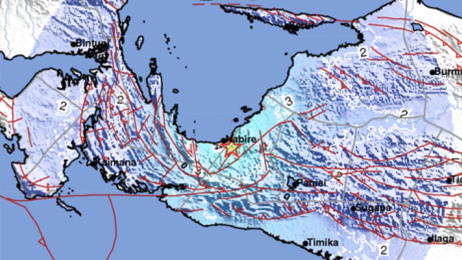 Gempa Papua. (BMKG)
