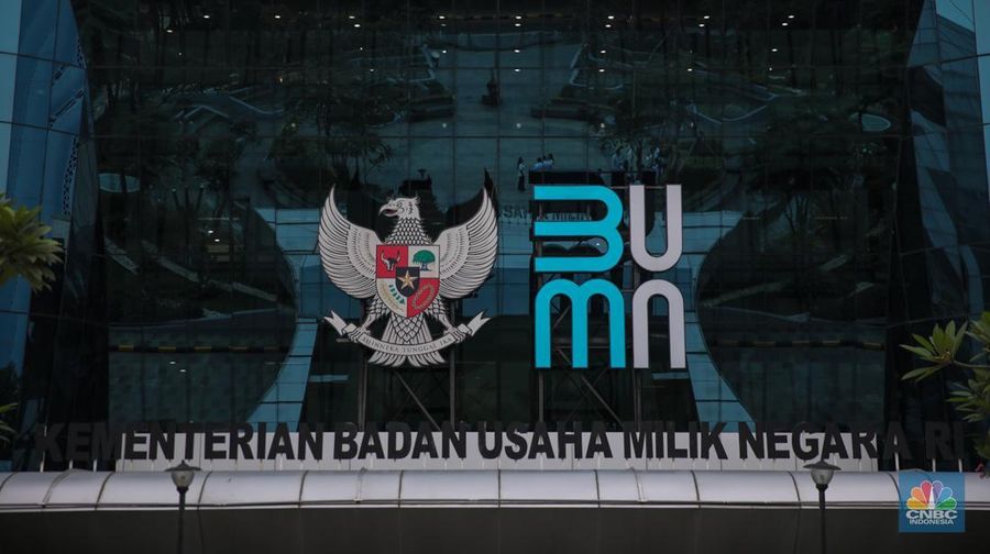 Ilustrasi Kementerian Badan Usaha Milik Negara (BUMN). (CNBC Indonesia/Faisal Rahman)