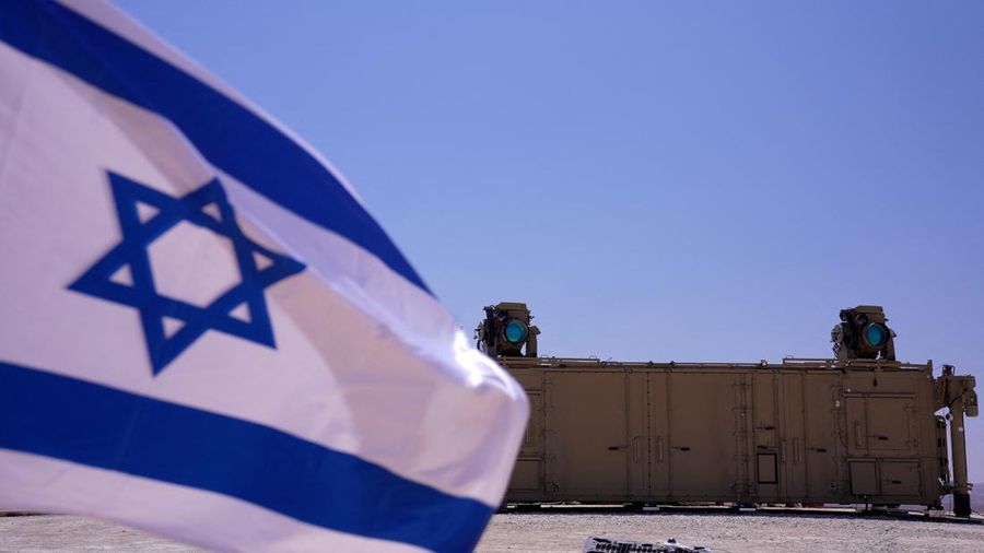 A part of Iron Beam laser anti-missile interception system, developed by Israel, is seen in this handout image obtained by Reuters on September 17, 2025. Israel Defence Ministry/Handout via REUTERS THIS IMAGE HAS BEEN SUPPLIED BY A THIRD PARTY.
