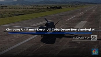 Video: Kim Jong Un Pamer Korut Uji Coba Drone Berteknologi AI