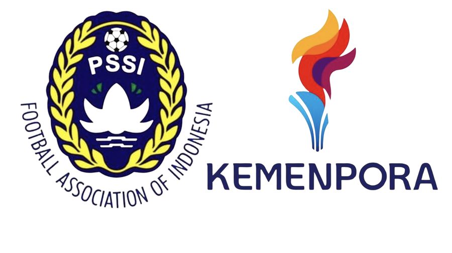 Logo kombinasi PSSI, Kemenpora. (Ist)