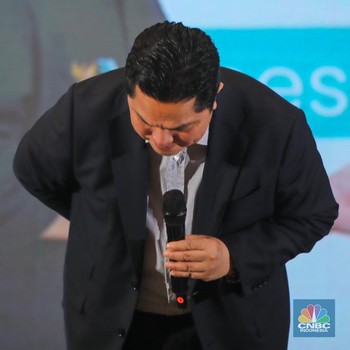 Momen Erick Thohir Minta Maaf dan Terharu Saat Perpisahan di BUMN