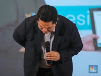 Momen Erick Thohir Minta Maaf dan Terharu Saat Perpisahan di BUMN