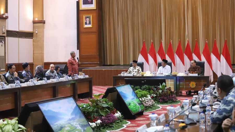 Rapat Koordinasi Teknis Pembahasan Usulan Lartas Impor Ubi Kayu dan Produk Turunannya di Kementan, Jakarta, Jumat (19/9/2025). (Dok. Kementan)