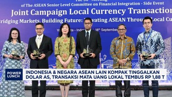 Video: RI & ASEAN Kompak Jauhi Dolar AS, Transaksi LCT Tembus Rp1,8 T