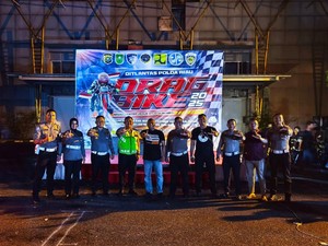 Drag Bike Polda Riau Jadi Ajang Penjaringan Pebalap Profesional
