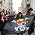 Demo RI Nular ke Peru, Gen Z Bergerak-Bendera One Piece Berkibar