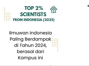 5 Ilmuwan PTKIN Masuk Top 2% Dunia dari Stanford-Elsevier 2025, Cek Daftarnya!