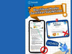 Beredar Link Unduh Sertifikat Sulingjar, Kemendikdasmen: Itu Hoaks!