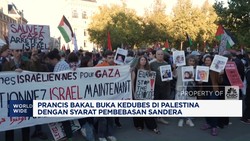 Video: Prancis Bakal Buka Kedubes di Palestina Jika Sandera Dibebaskan