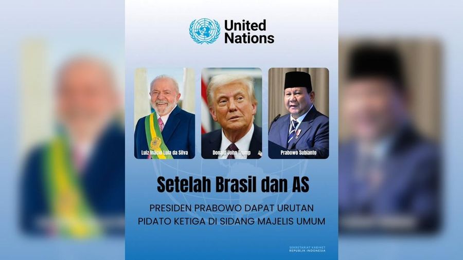 Presiden Prabowo Subianto akan menyampaikan pidato pada sesi Debat Umum di Sidang Majelis Umum ke-80 Perserikatan Bangsa-Bangsa (PBB), New York, Amerika Serikat, pada Selasa, 23 September 2025. (Instagram/sekretariat.kabinet)