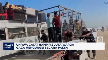 Video: UNRWA Catat Hampir 2 Juta Warga Gaza Mengungsi Secara Paksa