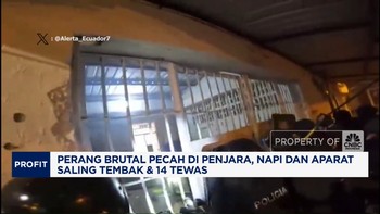 Video: Penjara Ekuador Pecah, Napi & Aparat Saling Tembak