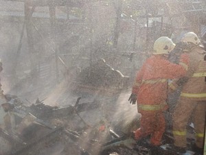 Rumah di Jemur Wonosari Ludes Terbakar gegara Elpiji Bocor