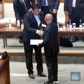 Ketua Badan Anggaran DPR RI, MH Said Abdullah dan Menteri Keuangan RI, Purbaya Yudhi Sadewa Dalam Rapat Paripurna DPR  RI, ke-5 Masa Persidangan 1 Tahun Sidang 2025-2026 di Gedung DPR/MPR RI, Senayan, Jakarta, Selasa (23/9/2025). (CNBC Indonesia/Muha