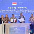 Sah! RI-Uni Eropa Teken Dokumen Substansial IEU-CEPA