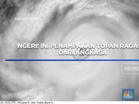Video: Ngeri! Ini Penampakan Topan Ragasa dari Angkasa