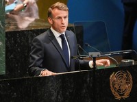 Pidato Lengkap Macron soal Palestina di PBB, Buat Prabowo Berdiri