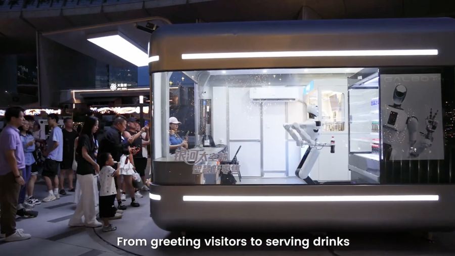 Toko Serba Ada Bertenaga Humanoid Pertama di Dunia - Dioperasikan oleh Galbot G1. (Tangkapan Layar Youtube/Galbot)