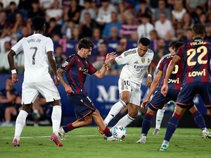 Levante Vs Madrid: Mbappe Bikin Brace, Los Blancos Menang 4-1