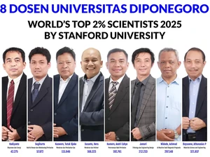 Bangga, 8 Dosen Undip Masuk Daftar 2% Ilmuwan Terbaik Dunia!