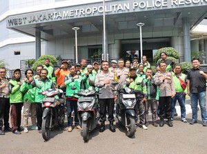 Komunitas Ojol Kamtibmas Komitmen Jaga Keamanan di Jakbar