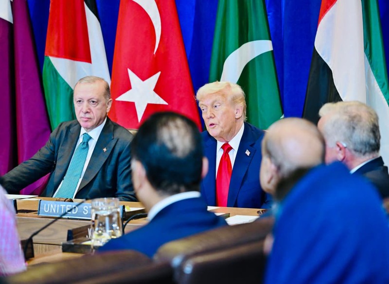 Presiden Republik Indonesia Prabowo Subianto menghadiri Multilateral Meeting on the Middle East atas undangan Presiden Amerika Serikat Donald Trump di Ruang Konsultasi Dewan Keamanan PBB, New York, Selasa (23/9/2025). (Dok. Biro Pers Sekretariat Presiden/Laily Rachev)