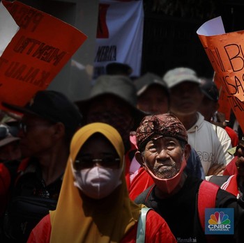 Jakarta Dikepung Demo Petani di Mana-Mana, Ini Penampakannya