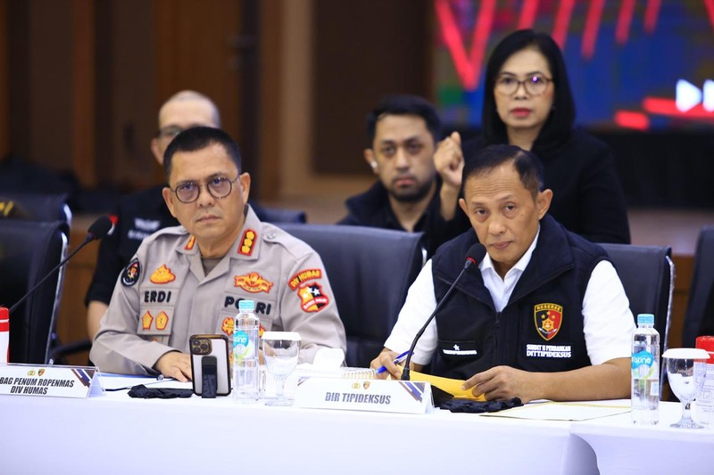 Direktorat Tindak Pidana Ekonomi Khusus (Dittipideksus) Bareskrim Polri berhasil membongkar jaringan sindikat pembobolan rekening bank dormant dengan total kerugian mencapai Rp204 miliar. (Dok. Bareskrim Polri)