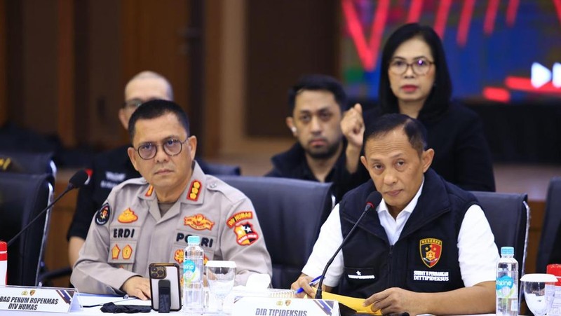 Direktorat Tindak Pidana Ekonomi Khusus (Dittipideksus) Bareskrim Polri berhasil membongkar jaringan sindikat pembobolan rekening bank dormant dengan total kerugian mencapai Rp204 miliar. (Dok. Bareskrim Polri)