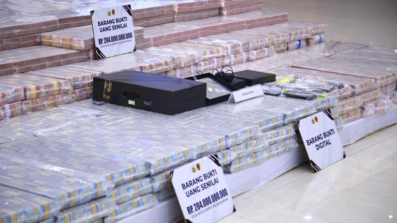 Direktorat Tindak Pidana Ekonomi Khusus (Dittipideksus) Bareskrim Polri berhasil membongkar jaringan sindikat pembobolan rekening bank dormant dengan total kerugian mencapai Rp204 miliar. (Dok. Bareskrim Polri)