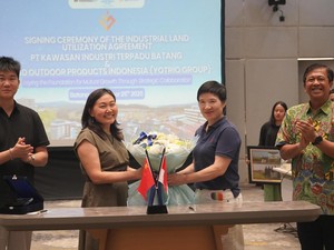Direktur KEK Batang Apresiasi Investasi Perusahaan Furnitur JJD Outdoor