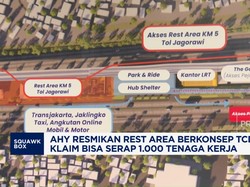 Video: AHY Resmikan Rest Area Berkonsep TCD, Serap 1000 Tenaga Kerja