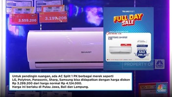 Beli AC di Transmart Yuk! Ada Diskon+Gratis Biaya Pasang