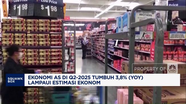 Video: Ekonomi AS di Q2-2025 Tumbuh 3,8%, Lampaui Estimasi Ekonom