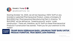 Video: Gebrakan Baru Trump! Naikkan Tarif Furnitur, Truk Berat-Farmasi