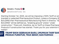 Video: Gebrakan Baru Trump! Naikkan Tarif Furnitur, Truk Berat-Farmasi