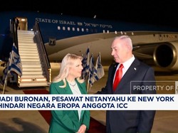 Video: Jadi Buronan, Pesawat Netanyahu ke New York Hindari Negara ICC