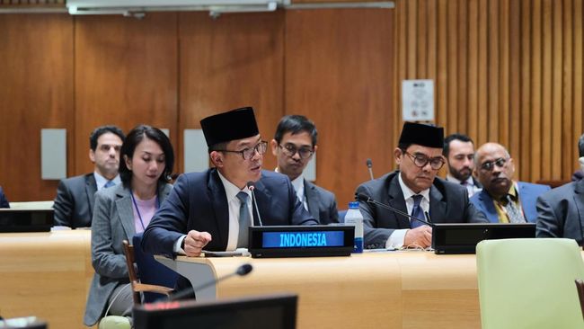 Di PBB, Menlu Sugiono: RI Dukung Badan Kemanusiaan PPB untuk Palestina