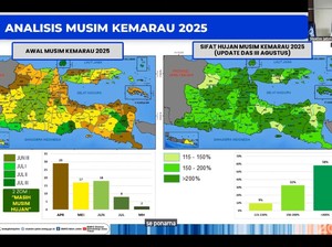 BMKG Beberkan Mengenai Kondisi Kemarau Basah di Jatim 2025