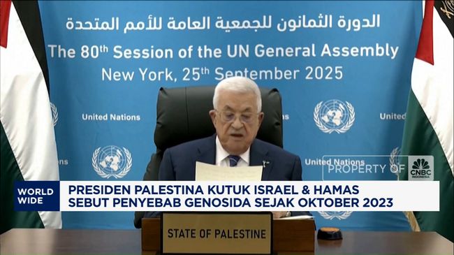 Video: Presiden Palestina Kutuk Israel dan Hamas Sebut Penyebab Genosida