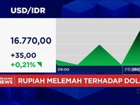 Video: Rupiah Lanjut Melemah, Makin Dekat ke Rp16.800 Per Dolar AS